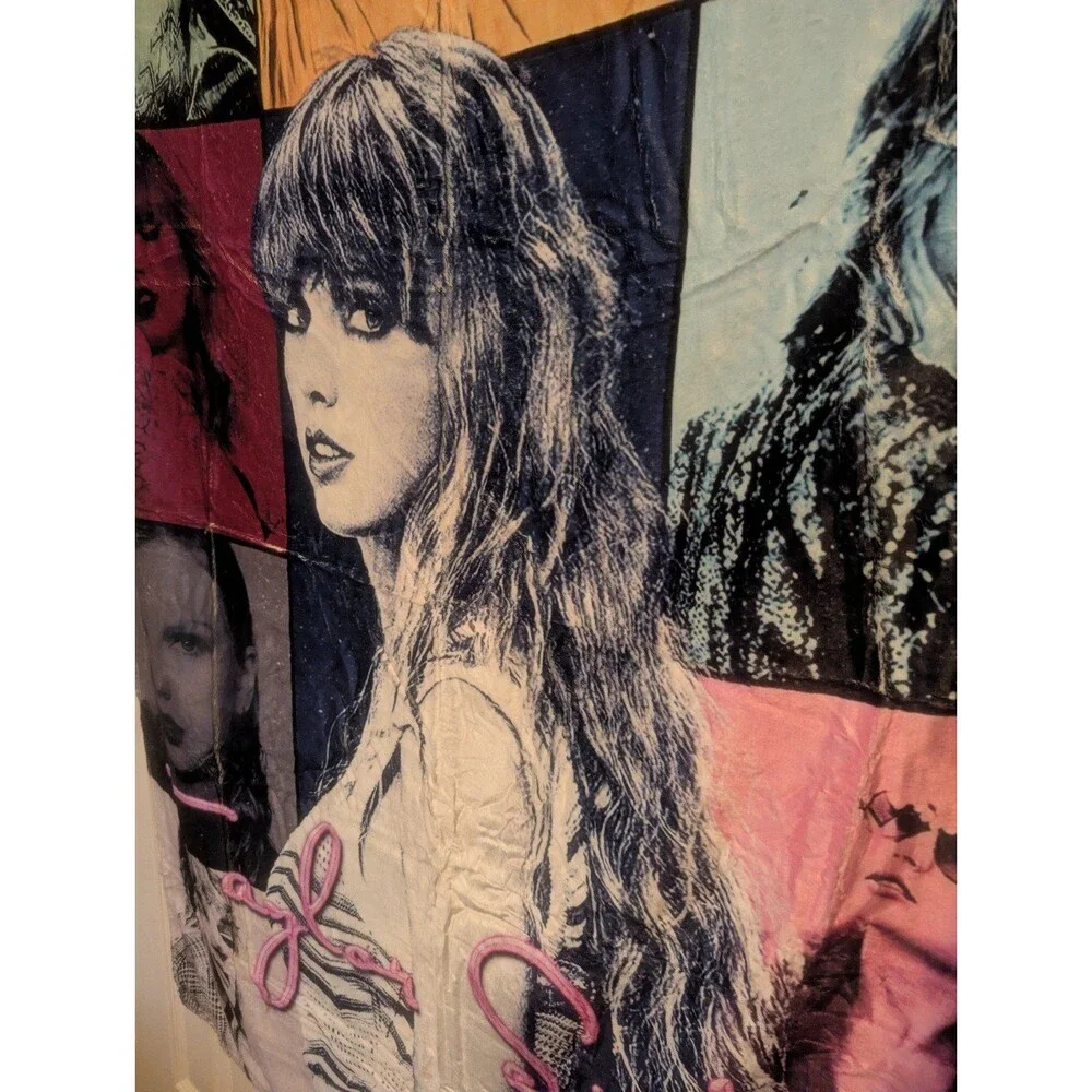 Taylor Swift Fleece Throw Blanket Soft Comfy #2
